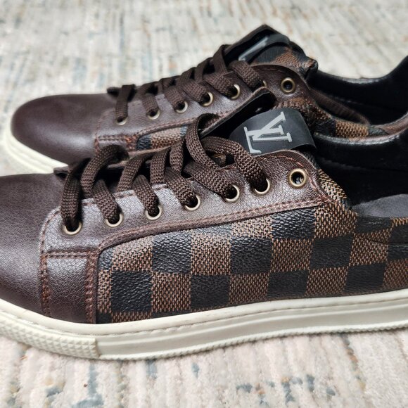 Louis Vuitton Designer Brown Sneaker Size 9 - Picture 1 of 5